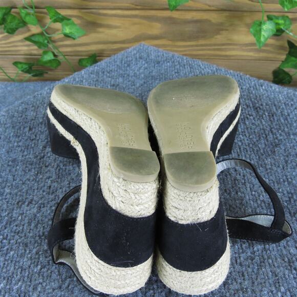 Kenneth Cole Women Reaction Win-Ning Ticket Ankle Strap Black Textile 7.5 Medium - Picture 5 of 6